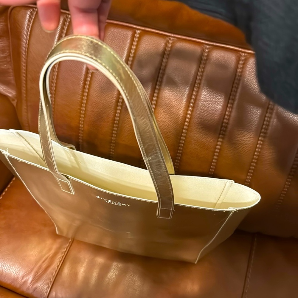GIVENCHY Parfums Gold Tote Handbag 👜